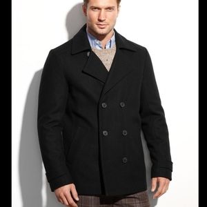 calvin klein men's wool jacket